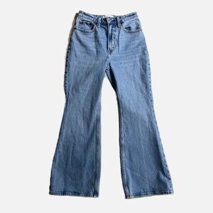Abercrombie & Fitch Women's The Vintage Flare High Rise Curve Love Jeans Sz 25/0